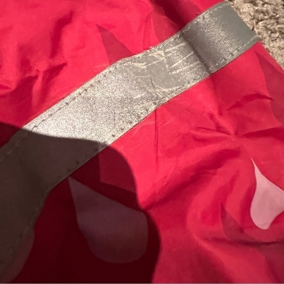 H&m Girls Pink Raincoat size 7-8 - Removeable Hood - Picture 3 of 13